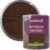 GoodHome Walnut Satin Multi-surface Furniture Wood Varnish, 750ml