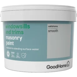 GoodHome Windowsills & Trims Oaklahoma Smooth Matt Masonry Paint, 2.5L 9 GoodHome Windowsills & Trims Oaklahoma Smooth Matt Masonry Paint, 2.5L -Home Paint Store goodhome windowsills trims oaklahoma smooth matt masonry paint 2 5l3663602520672 08c bq
