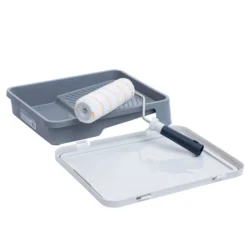 GoodHome Woven Polyester Medium Pile Roller Set, 4 Pieces -Home Paint Store goodhome woven polyester medium pile roller set 4 pieces5059340016696 07c