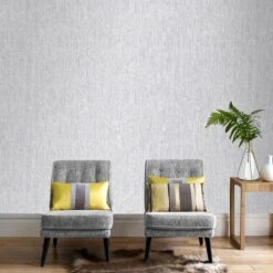 GoodHome Zoisi Silver Effect Textured Wallpaper -Home Paint Store goodhome zoisi silver effect textured wallpaper5059340487656 01i