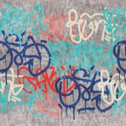 Grandeco Grey Grafitti Concrete Effect Matt Mural -Home Paint Store grandeco grey grafitti concrete effect matt mural5411012425531 38c bq