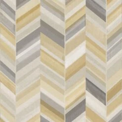 Grandeco Grey & Yellow Chevron Matt Mural -Home Paint Store grandeco grey yellow chevron matt mural5411012425142 02c bq