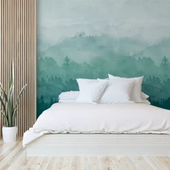 Grandeco Teal Landscape Matt Mural 10 Grandeco Teal Landscape Matt Mural -Home Paint Store grandeco teal landscape matt mural5411012443689 20i bq