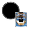Hammerite Black High Sheen Garage Door Paint, 750ml -Home Paint Store hammerite black high sheen garage door paint 750ml5011867019826 02c bq
