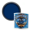 Hammerite Blue Gloss Metal Paint, 250ml -Home Paint Store hammerite blue gloss metal paint 250ml5011867224015 02c bq