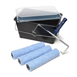 Harris Trade Micropoly 12" Medium Pile Roller Set, 5 Pieces