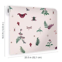 Joules Blush Creme Midnight Beasts Smooth Wallpaper -Home Paint Store joules blush creme midnight beasts smooth wallpaper5011583526752 02t bq