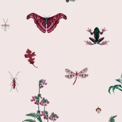 Joules Blush Creme Midnight Beasts Smooth Wallpaper -Home Paint Store joules blush creme midnight beasts smooth wallpaper5011583526752 37c bq