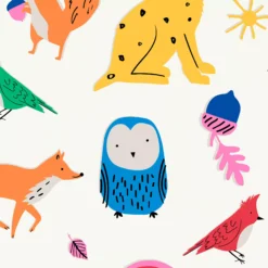 Joules Multicolour Country Critters Smooth Wallpaper -Home Paint Store joules multicolour country critters smooth wallpaper5011583527414 02c bq