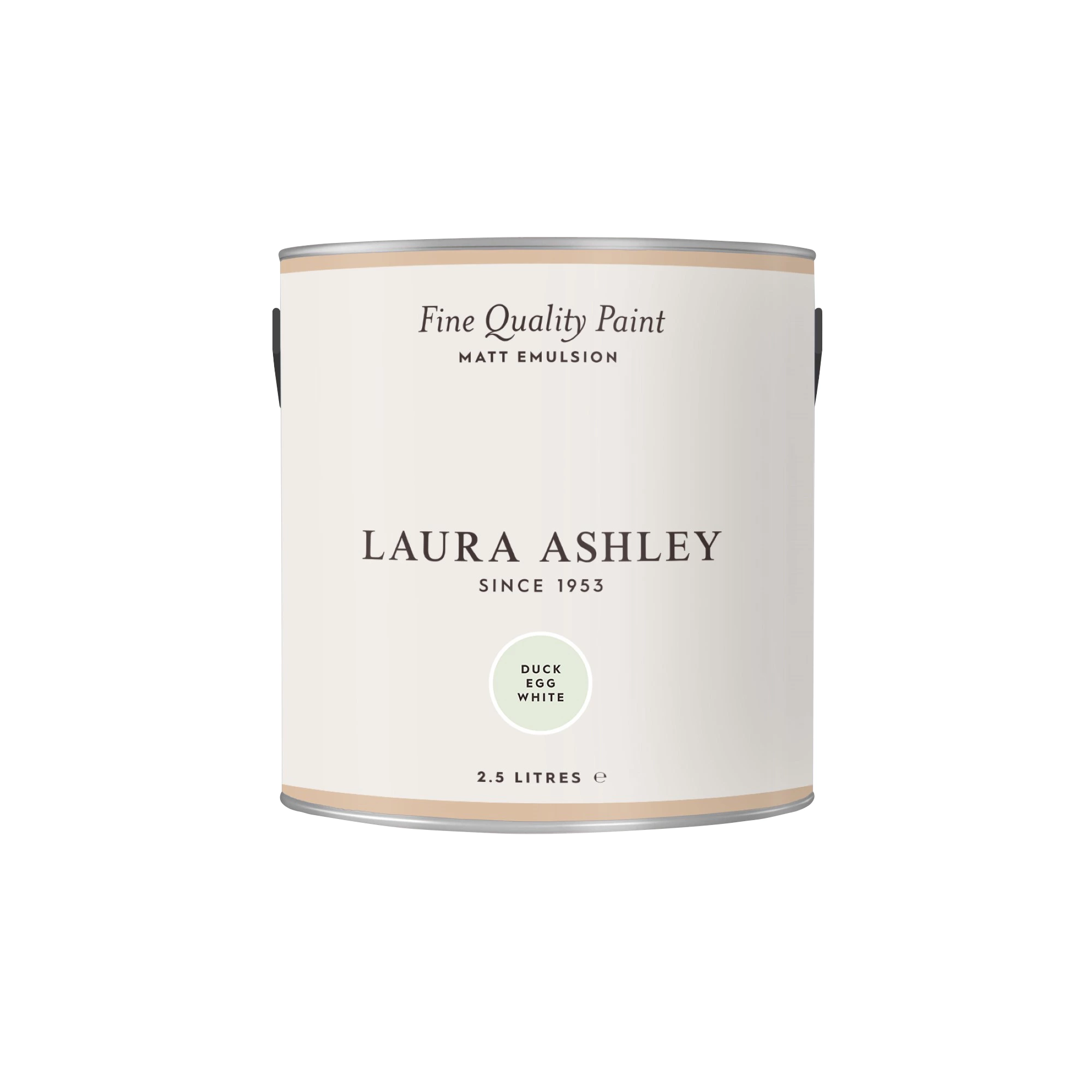 Laura Ashley Duck Egg White Matt Emulsion Paint, 2.5L 6 Laura Ashley Duck Egg White Matt Emulsion Paint, 2.5L - Image 4