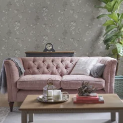 Laura Ashley Elderwood Steel Floral Smooth Wallpaper -Home Paint Store laura ashley elderwood steel floral smooth wallpaper5011583466850 21i bq