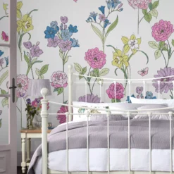 Laura Ashley Gilly Multicolour Floral Matt Mural -Home Paint Store laura ashley gilly multicolour floral matt mural5011583546576 03i bq