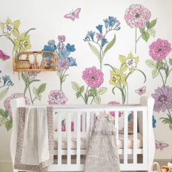Laura Ashley Gilly Multicolour Floral Matt Mural -Home Paint Store laura ashley gilly multicolour floral matt mural5011583546576 04i bq