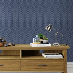 Laura Ashley Seaham Blue Motif Smooth Wallpaper -Home Paint Store laura ashley seaham blue motif smooth wallpaper5011583524413 21i bq