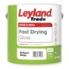 Leyland Trade White Gloss Metal & Wood Paint, 2.5L