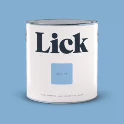 Lick Blue 10 Eggshell Emulsion Paint, 2.5L -Home Paint Store lick blue 10 eggshell emulsion paint 2 5l5060756119307 02c bq