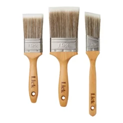 Lick Flagged Tip Paint Brush, Pack Of 3 - Sizes 1.5AS, 2F, 3F