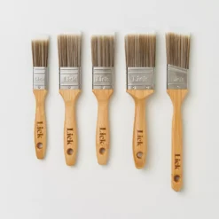 Lick Flagged Tip Paint Brush, Set Of 5 -Home Paint Store lick flagged tip paint brush set of 55060932649031 01c bq