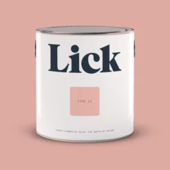 Lick Pink 13 Eggshell Emulsion Paint, 2.5L -Home Paint Store lick pink 13 eggshell emulsion paint 2 5l5060968299972 02c bq