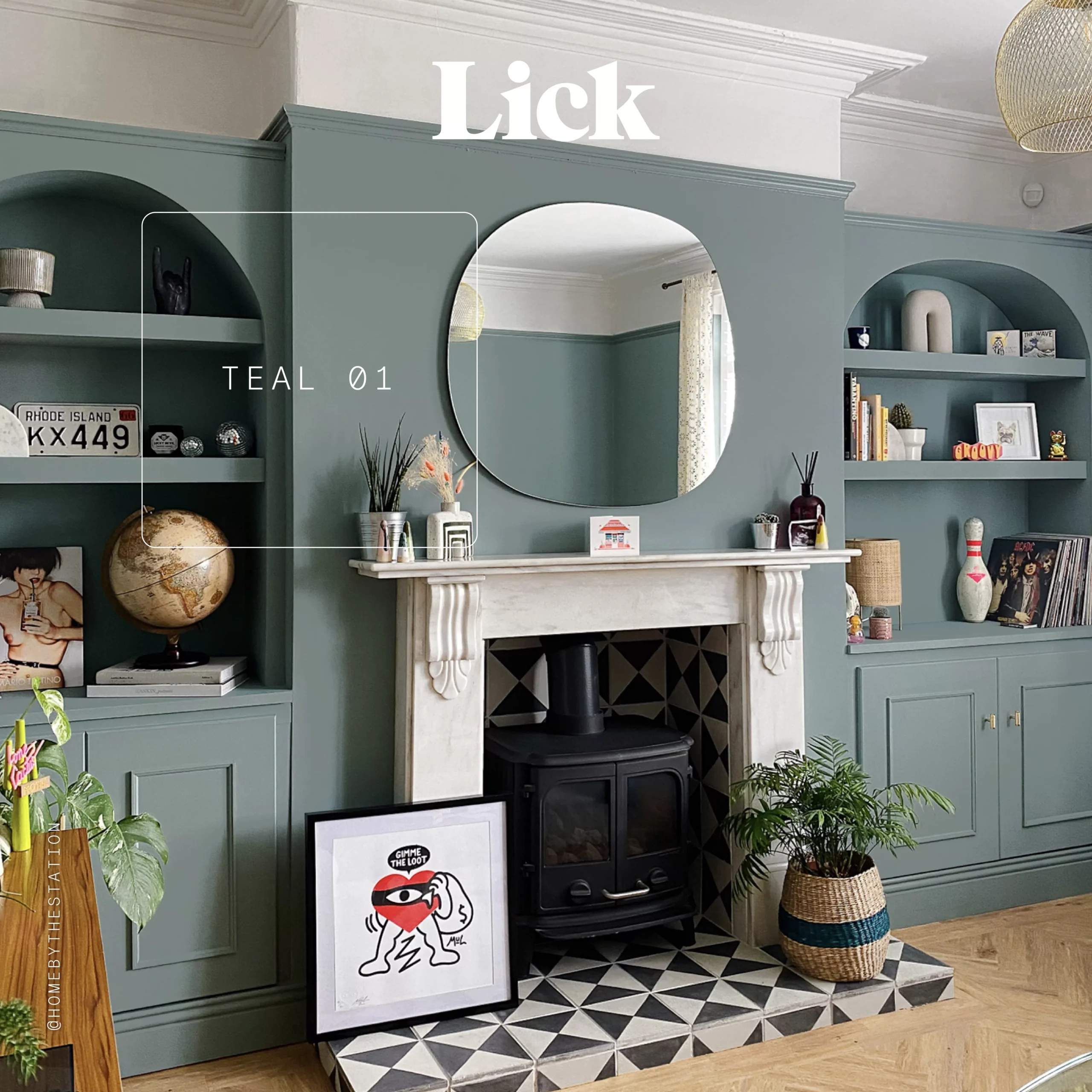 Lick Teal 01 Eggshell Emulsion Paint, 2.5L 7 Lick Teal 01 Eggshell Emulsion Paint, 2.5L - Image 5