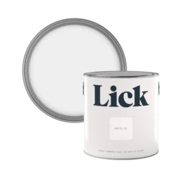 Lick White 02 Eggshell Emulsion Paint, 2.5L