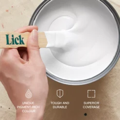 Lick White 07 Eggshell Emulsion Paint, 2.5L -Home Paint Store lick white 07 eggshell emulsion paint 2 5l5060932643817 05i bq