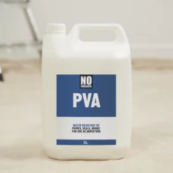 No Nonsense White PVA Adhesive 5L -Home Paint Store no nonsense white pva adhesive 5l5059340110547 02i