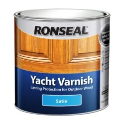 Ronseal Clear Satin Wood Varnish, 2.5L