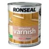Ronseal Diamond Hard Clear Matt Wood Varnish, 0.75L