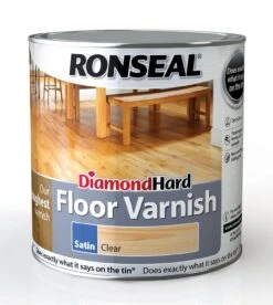 Ronseal Diamond Hard Clear Satin Floor Wood Varnish, 2.5L -Home Paint Store ronseal diamond hard clear satin floor wood varnish 2 5l5010214825837 08c bq