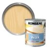 Ronseal Diamond Hard Natural Matt Doors, Floors, Furniture, Skirting Boards & Windows Wax Wood Wax, 0.75L -Home Paint Store ronseal diamond hard natural matt doors floors furniture skirting boards windows wax wood wax 0 75l5010214868797 02c bq