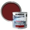 Ronseal Diamond Hard Tile Red Satinwood Garage Floor Paint, 2.5L
