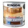Ronseal Diamond Hard Walnut Satin Floor Wood Varnish, 2.5L -Home Paint Store ronseal diamond hard walnut satin floor wood varnish 2 5l5010214859481 08c bq