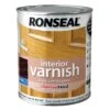 Ronseal Diamond Hard Walnut Satin Wood Varnish, 0.75L