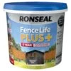 Ronseal Fence Life Plus Charcoal Grey Matt Fence & Shed Treatment, 5L -Home Paint Store ronseal fence life plus charcoal grey matt fence shed treatment 5l5010214883943 08c bq