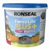 Ronseal Fence Life Plus Slate Matt Fence & Shed Treatment, 9L -Home Paint Store ronseal fence life plus slate matt fence shed treatment 9l5010214876402 08c bq