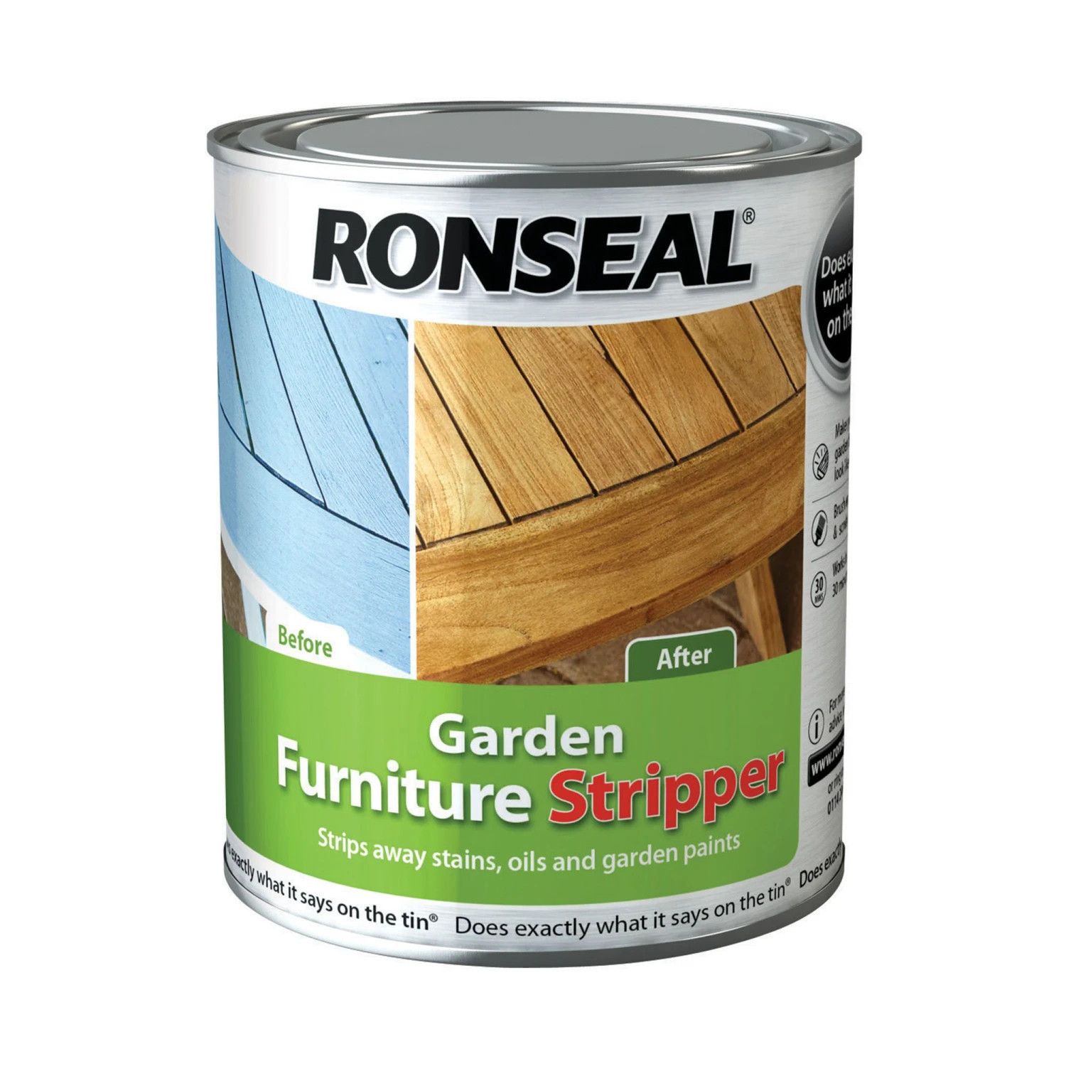Ronseal Hardwood Furniture Stripper, 0.75L 3 Ronseal Hardwood Furniture Stripper, 0.75L