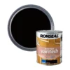 Ronseal Interior Ebony Satin Varnish, 750ml 2 Ronseal Interior Ebony Satin Varnish, 750ml -Home Paint Store ronseal interior ebony satin varnish 750ml5010214894321 02c bq