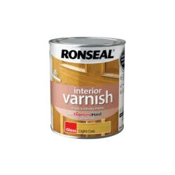 Ronseal Interior Oak Gloss Varnish, 750ml 7 Ronseal Interior Oak Gloss Varnish, 750ml -Home Paint Store ronseal interior oak gloss varnish 750ml5010214894314 08c bq