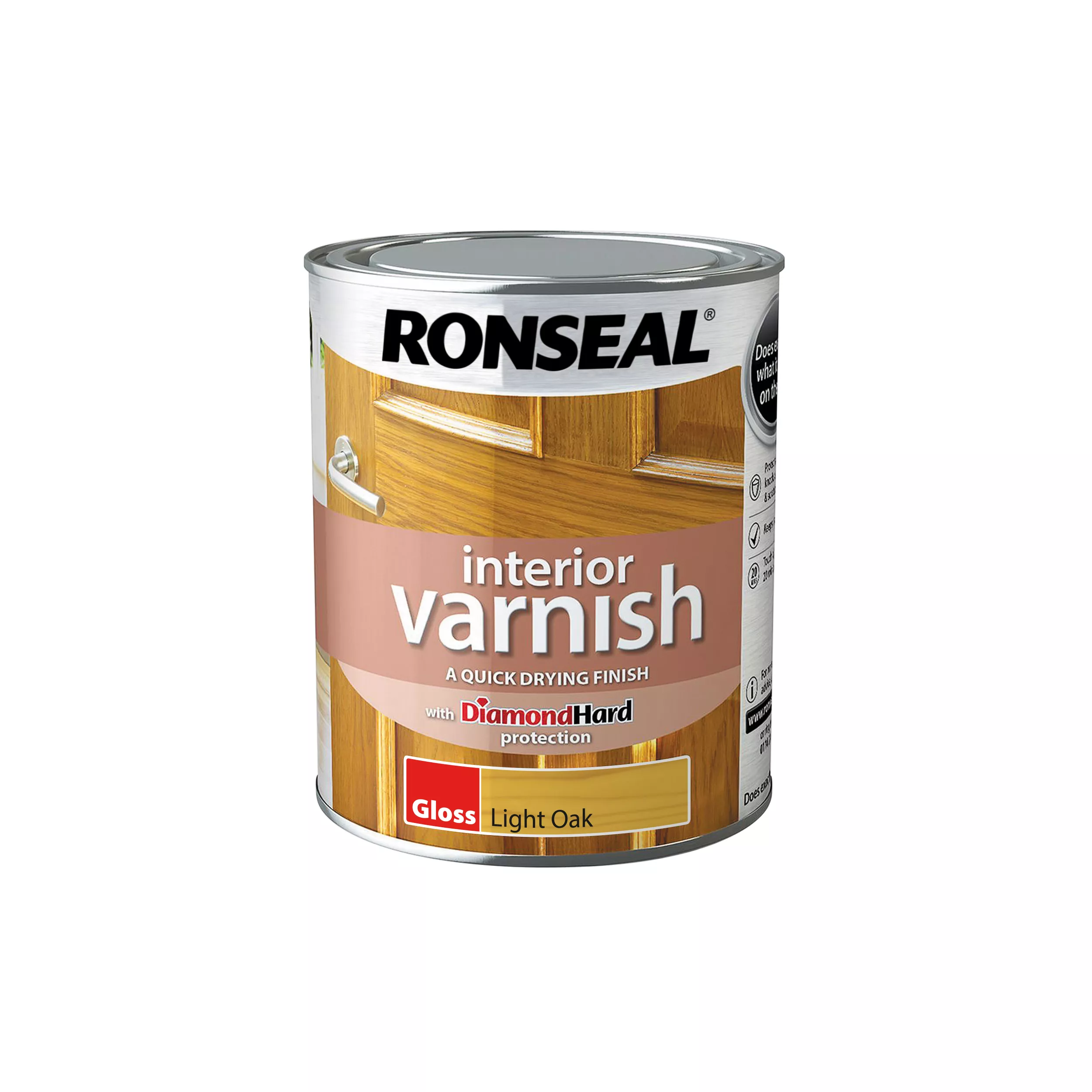 Ronseal Interior Oak Gloss Varnish, 750ml 4 Ronseal Interior Oak Gloss Varnish, 750ml - Image 2
