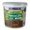 Ronseal One Coat Fence Life Medium Oak Matt Fence & Shed Treatment, 5L -Home Paint Store ronseal one coat fence life medium oak matt fence shed treatment 5l5010214882892 08c bq