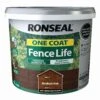 Ronseal One Coat Fence Life Medium Oak Matt Fence & Shed Treatment, 9L