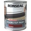 Ronseal Tile Red Satinwood Doorstep Paint, 750ml