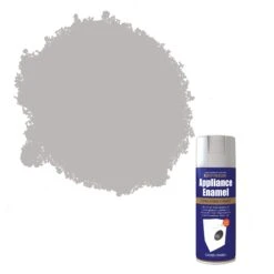 Rust-Oleum Appliance Enamel Gloss Stainless Steel Effect Spray Paint, 400ml