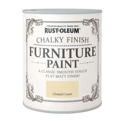 Rust-Oleum Clotted Cream Chalky Effect Matt Furniture Paint, 750ml -Home Paint Store rust oleum clotted cream chalky effect matt furniture paint 750ml5013296031103 08c bq