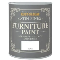 Rust-Oleum Cotton Satinwood Furniture Paint, 750ml