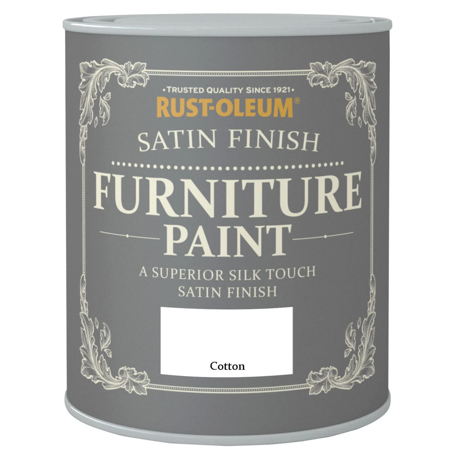 Rust-Oleum Cotton Satinwood Furniture Paint, 750ml 3 Rust-Oleum Cotton Satinwood Furniture Paint, 750ml