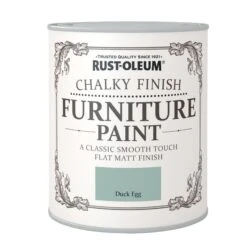 Rust-Oleum Duck Egg Chalky Effect Matt Furniture Paint, 750ml 6 Rust-Oleum Duck Egg Chalky Effect Matt Furniture Paint, 750ml -Home Paint Store rust oleum duck egg chalky effect matt furniture paint 750ml5013296031226 08c bq