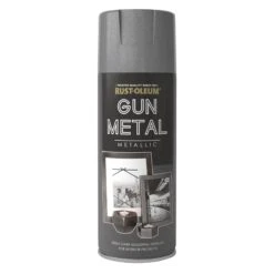 Rust-Oleum Gun Metal Metallic Effect Multi-surface Spray Paint, 400ml -Home Paint Store rust oleum gun metal metallic effect multi surface spray paint 400ml5013296940948 08c bq