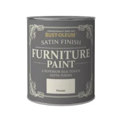 Rust-Oleum Hessian Satinwood Furniture Paint, 750ml -Home Paint Store rust oleum hessian satinwood furniture paint 750ml5013296037297 08c bq